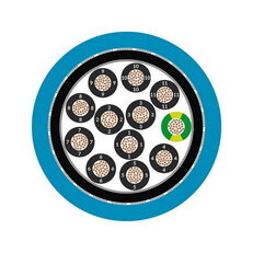 Ovládací kabel ÖLFLEX PETRO C HFFR 12G1,5 BU LAPP 0023264