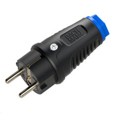 Schutzkontaktstecker Vollgummi CEE7/7