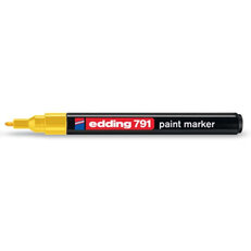 EDDING 791 žlutá Permanentní pero s kulatým hrotem 1-2mm / barva žlutá