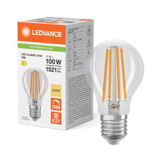 Světelný zdroj LED CLASSIC A DIM P 11W 830 Clear E27 LEDVANCE 4099854777318