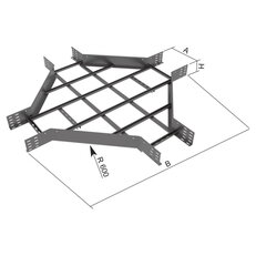 Kříž 110x200, nerezová ocel KOPOS INOXKLKR 110X200_IX