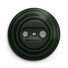 Účastnická zásuvka GREENLUX KLIKLAP Z/TV/K Green, TV+R (koncová)