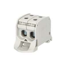 Svorka univerzální RKA 50 1/4 L G 150A 1P 4x vstup AL/CU šedá DIN/panel 1006015