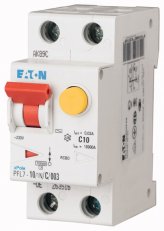 Chránič s jističem 10A PFL7-10/1N/C/003-A 1+N C 0.03A 10A EATON 263517