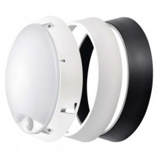 LED přisazené svítidlo ZURI s pohyb. čidl., kruhové č/b 14W t.b. EMOS ZM3131