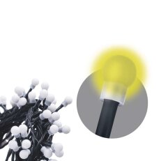 80LED BALL 8M MF IP44 WW
