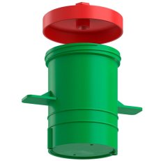 Krabice stropní hloubka 100mm pro dodatečné vybavení do betonu KAISER 1247-01