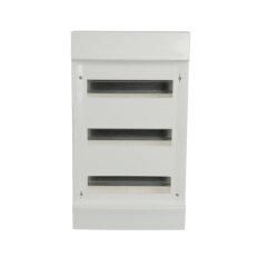 Nástěnná rozvodnice ABB IP41/36M (12x3), Mistral41W bez. N/PE, bez dvířek