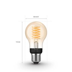 Philips Hue White Filament LED žárovka 550lm E27 A60 9W