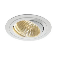 Sada NEW TRIA LED DL ROUND bílé matné 25W 30° 3000K vč.ovladače SLV 114271