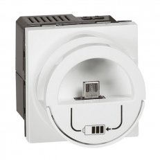 MOSAIC MOSN USB S DRŽÁKEM 2400MA 2M Legrand 077596