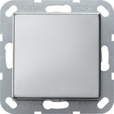 Tlačítkový spínač kříž. System 55 chrom