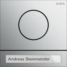 Modul vstupní stanice System 106 hliník GIRA 5565926