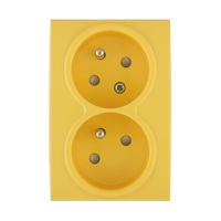 Obzor Elegant DSE 00-87009-000000 Kryt zásuvky dvojnásobné Slunečnicově žlutá