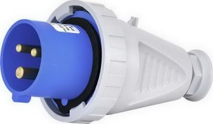 Průmyslová vidlice na pohyblivý přívod 1F, IP67, 16A, 230V, 2p+PE ETI 004482024