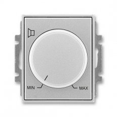 Regulátor hlasitosti 100 V, s krytem 5016E-A10100 08 titanová Time ABB