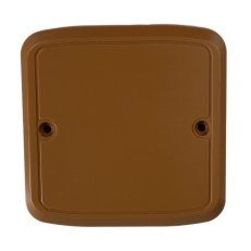 VÍČKO LIŠTOVÉ KRABICE LK 80X28 T, konfigurace SD, barva hnědá KOPOS VLK 80/T_SD