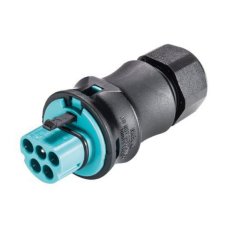 vidlice na kabel gesis RST, 5-pól, průchodka 6-10mm, šroubové svorky, tyrkysová