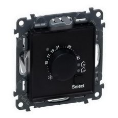 VALENA LIFE ELEKTRONICKÝ TERMOSTAT ČERNÝ  LEGRAND 756333