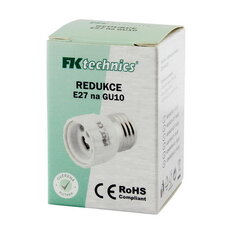 E27/GU10 Redukce - objímka pro LED žárovky, E27 na GU10 FK TECHNICS 5000432-02