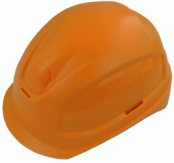 Elektrikářská ochranná helma oranžová vel 52 - 61 cm DEHN 785707
