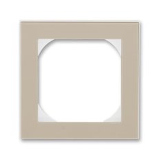 LEVIT Jednorámeček s otvorem 55x55 macchiato/bílá ABB 3901H-A05510 18