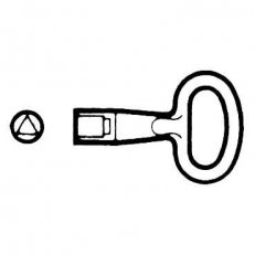 Schneider NSYTT7CRN Trojúhelníková vložka 7 mm pro nást. rozvodnice