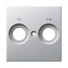 Merten Centrální deska FM+TV pro anténní zásuvku Aluminium SCHNEIDER MTN299560