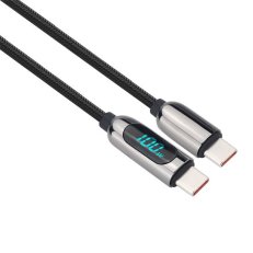 USB-C kabel s displejem USB-C konektor - USB-C konektor 100W 1m SOLIGHT SSC1801