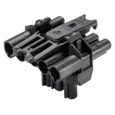 rozfázovací blok T, 5-pól, odbočení L3, gesis, černý WIELAND 92.050.3353.1