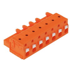 Pružinová svorka CAGE CLAMP oranžová 2,5mm2 7pól. oranžová WAGO 2231-707/026-000