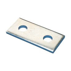 Plochý držák s dvěma otvory, nerezová ocel, délka 83 mm ERICO ZEA102S6 387522