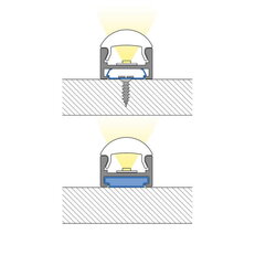 Čirý difuzor s čočkou pro PDA 2m MCLED ML-761.549.07.2