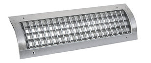 KVP2-H-1.0 200x75 vyústka průmyslová 1ř. do kruhového potrubí, galvaniz.
