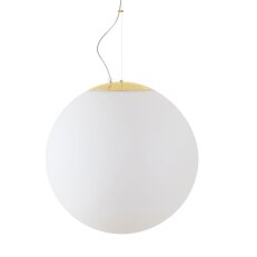 Závěsné LED svítidlo se skleněným stínidlem ADRIA L5 HP 65W IP40 DALI 3K mosaz