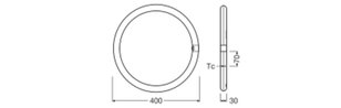 Světelný zdroj LEDVANCE LED TUBE T9 EM V 24W 865 G10Q