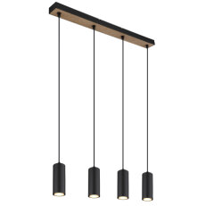 Závěsné svítidlo ROBBY černá 4xGU10 35W 230V GLOBO 57911-4HBW