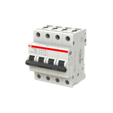 ABB S203MT-K6NA, 3 fázový jistič (3+N), 6A, K, 10kA, určeno pro drážní aplikace