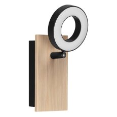 Bodové svítidlo RIELVES LED dřevo/černá/bílá 1X4,2W IP20 EGLO 901202