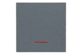 Kryt spínačů a ovladačů s červeným průhledem, antracit SCHRACK EV112008--