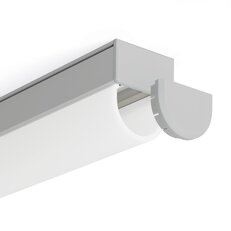 Záslepka KLUŚ KOMPENSA-L pro LED hliníkové profily šedá, C24015C02