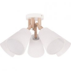 Lustr Vaio 5 5x40W E27 IP20 dřevo světlé