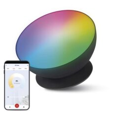 GoSmart LED ambientní lampa černá teplá bílástudená bílá/ RGB WiFi EMOS ZCW11BR