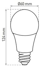 Světelný zdroj LED A60 E27 13,5W/100W WW, GREENLUX GXDS430
