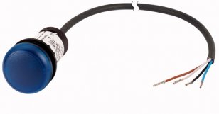 Eaton C22-L-B-24-P65 Kompaktní zapuštěná signálka , 24V AC/DC, modrá