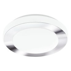 Nástěnné/stropní svítidlo LED CARPI d300 chrom/bílá 10,8W IP44 EGLO 95282