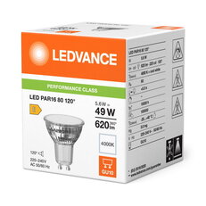 Světelný zdroj LED PAR16 P 5.6W 840 GU10 LEDVANCE 4099854457364