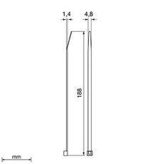 22 Cable tie for chemical areas grey RAL