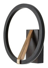 RENARA černá/ zlatá LED 8W IP20