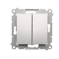 Spínač sériový, řazení 5, 16AX 250V~, stříbrná matná metalizované DW5A.01/43